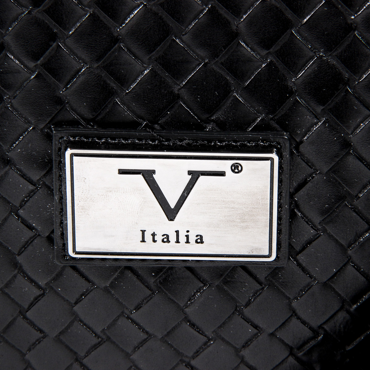 V 1969 Italia Borsa da uomo nera LEROY