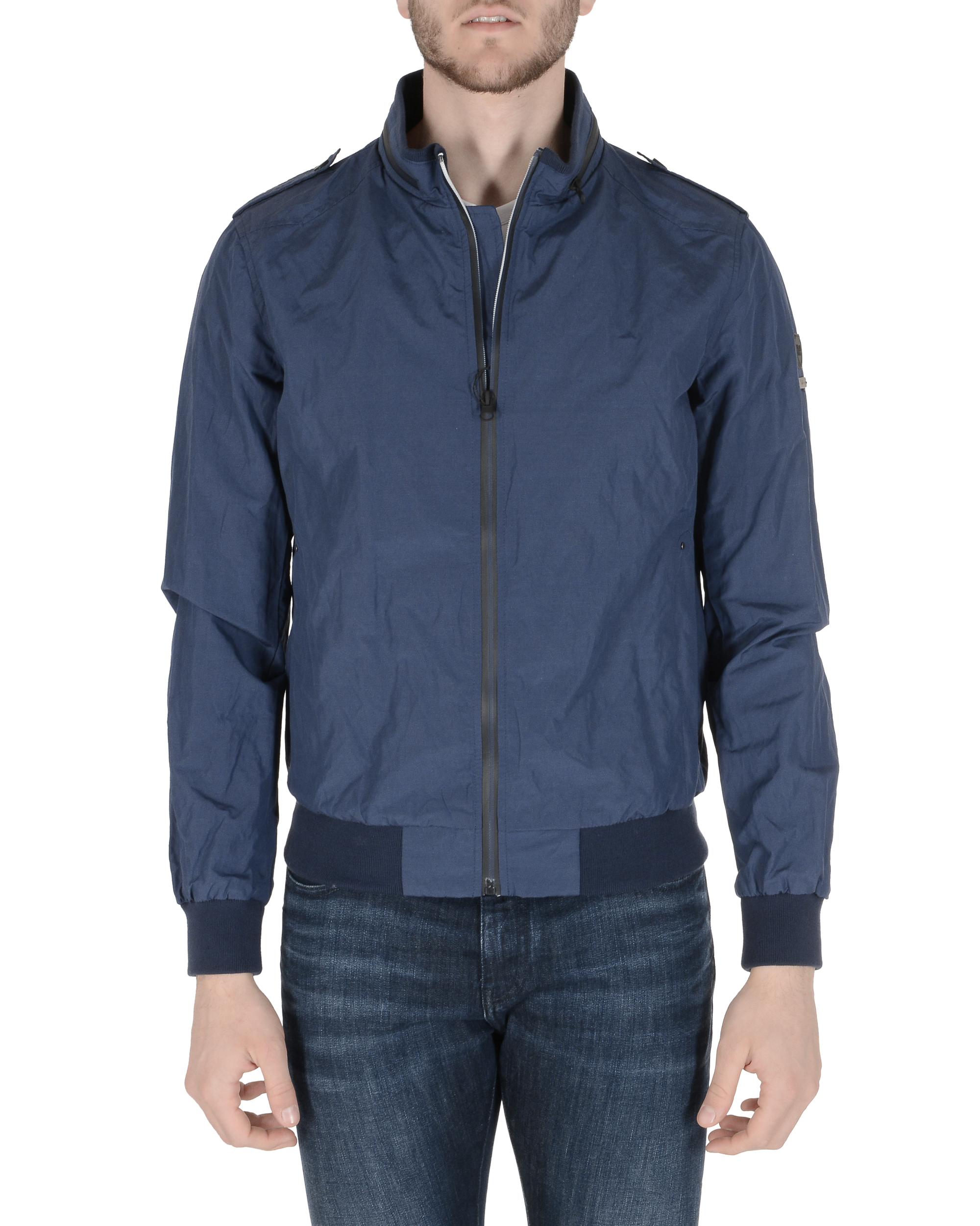 19V69 Italia Giacca da uomo blu navy ROBERT NAVY BLUE