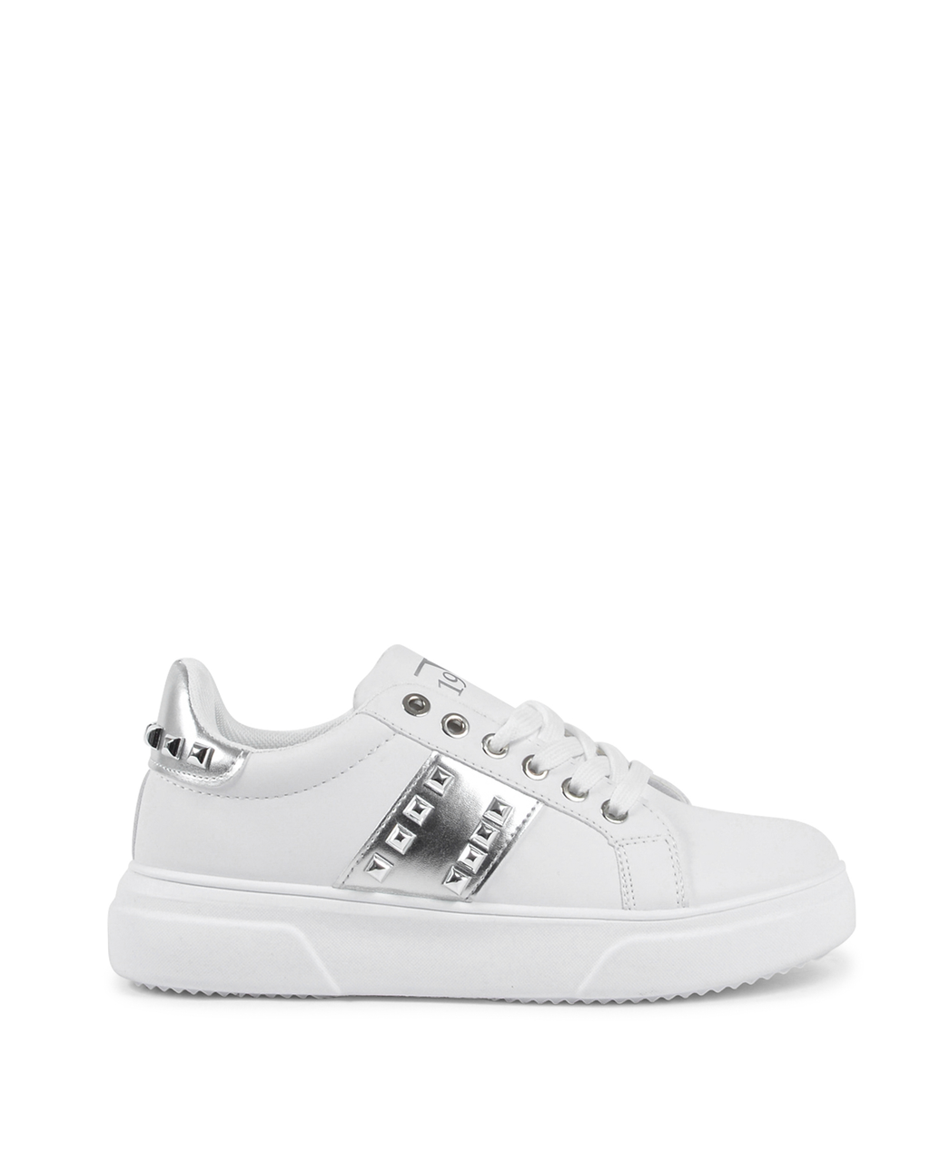 19V69 Italia Womens Sneaker V806 BIANCO ARGENTO