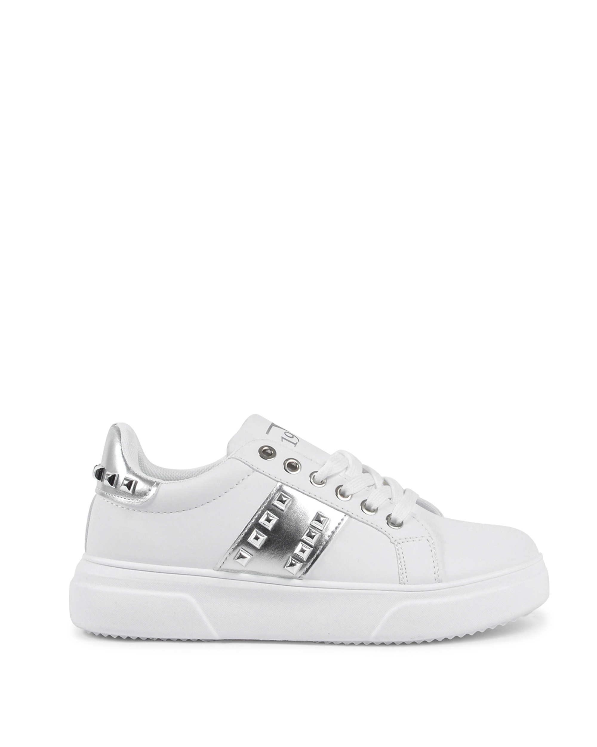 19V69 Italia Womens Sneaker V806 BIANCO ARGENTO