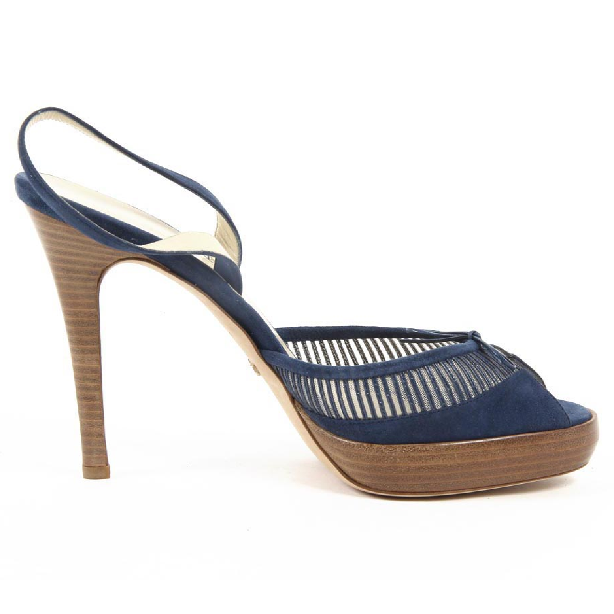 Sandalo con cinturino posteriore da donna Alexandra Neel LILLY AL831 SUEDE BLUE