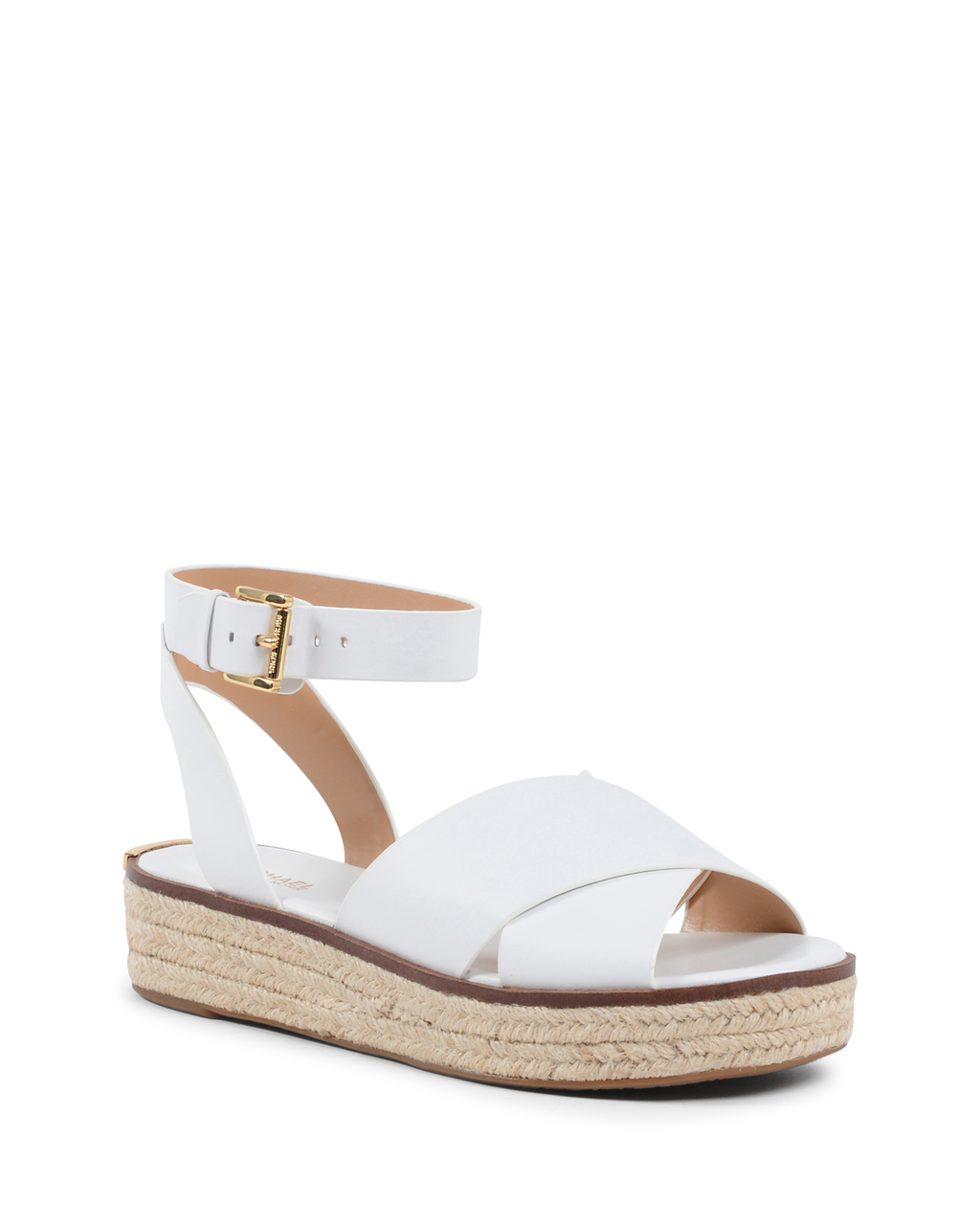 Michael Kors Sandalo con plateau da donna bianco ABBOTT