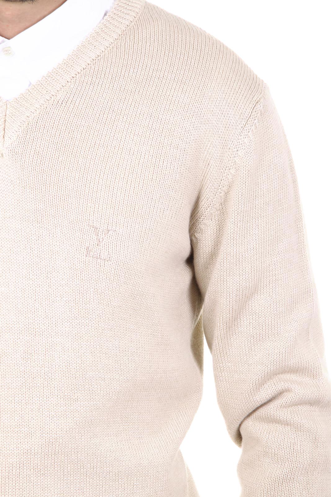 Maglione uomo scollo a V V 1969 Italia 9803 SCOLLO V SABBIA