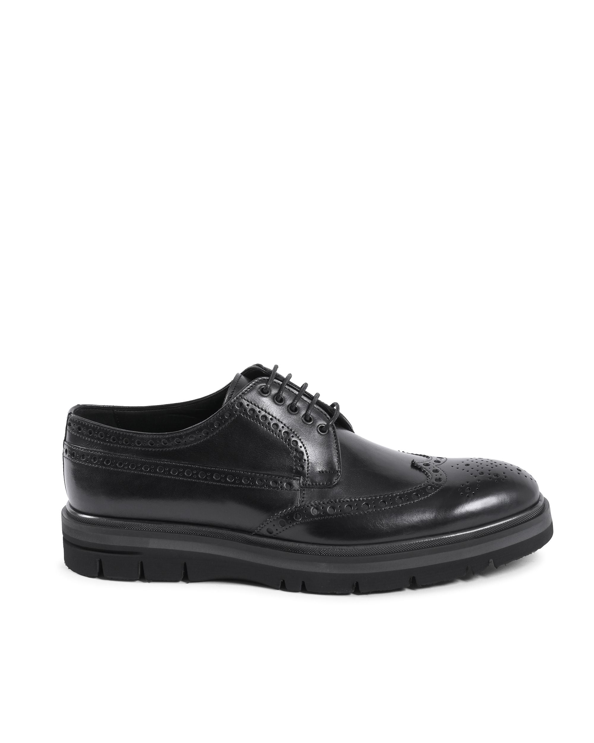 Scarpe brogue da uomo Dee Ocleppo EB138 VITELLO NERO