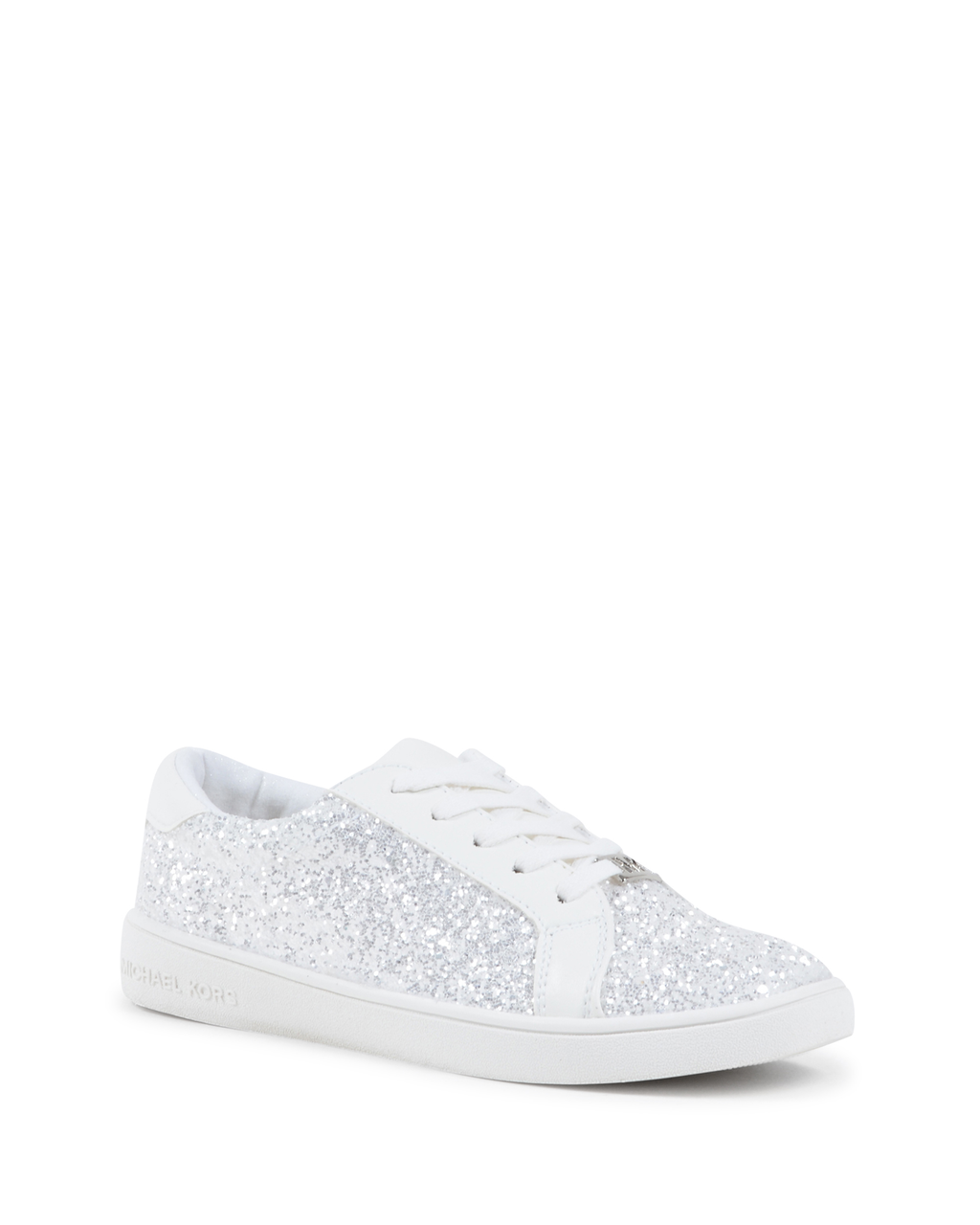 Michael Kors Sneaker da bambina bianca ZIA IVY ACE WHITE GLITTER