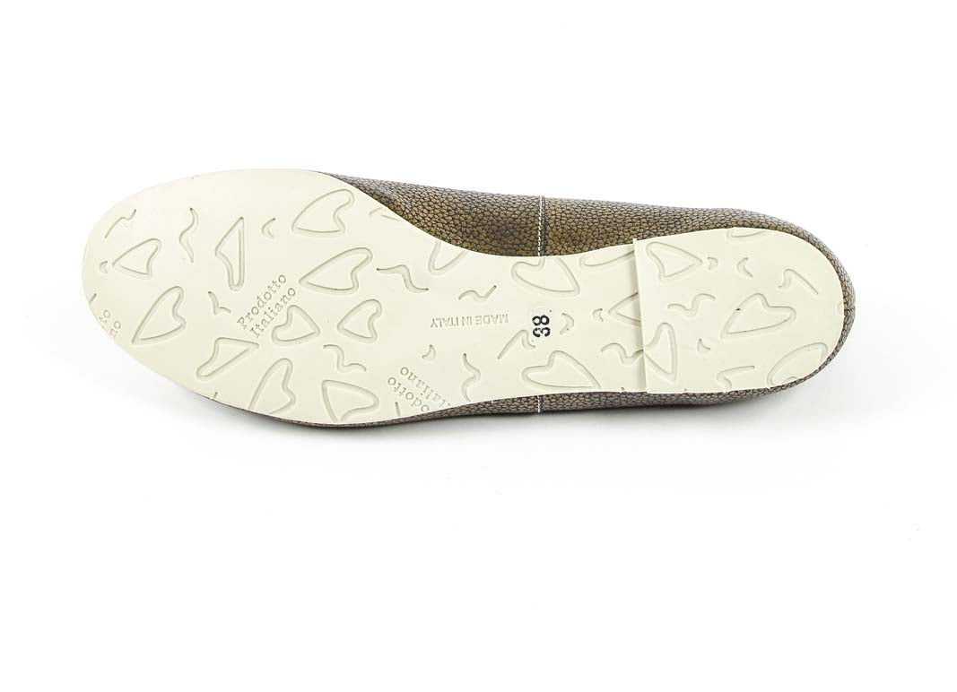 V 1969 Italia Ballerina da donna E08 TESSUTO ORO NERO