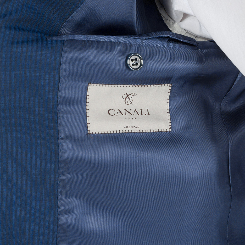 Abito da uomo Canali maniche lunghe blu
