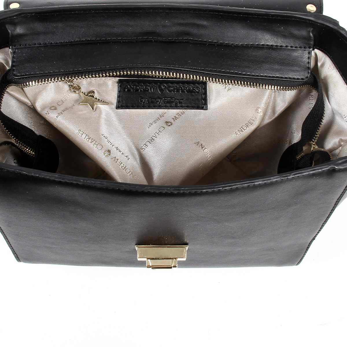 Borsa a mano da donna Andrew Charles nera JAIME