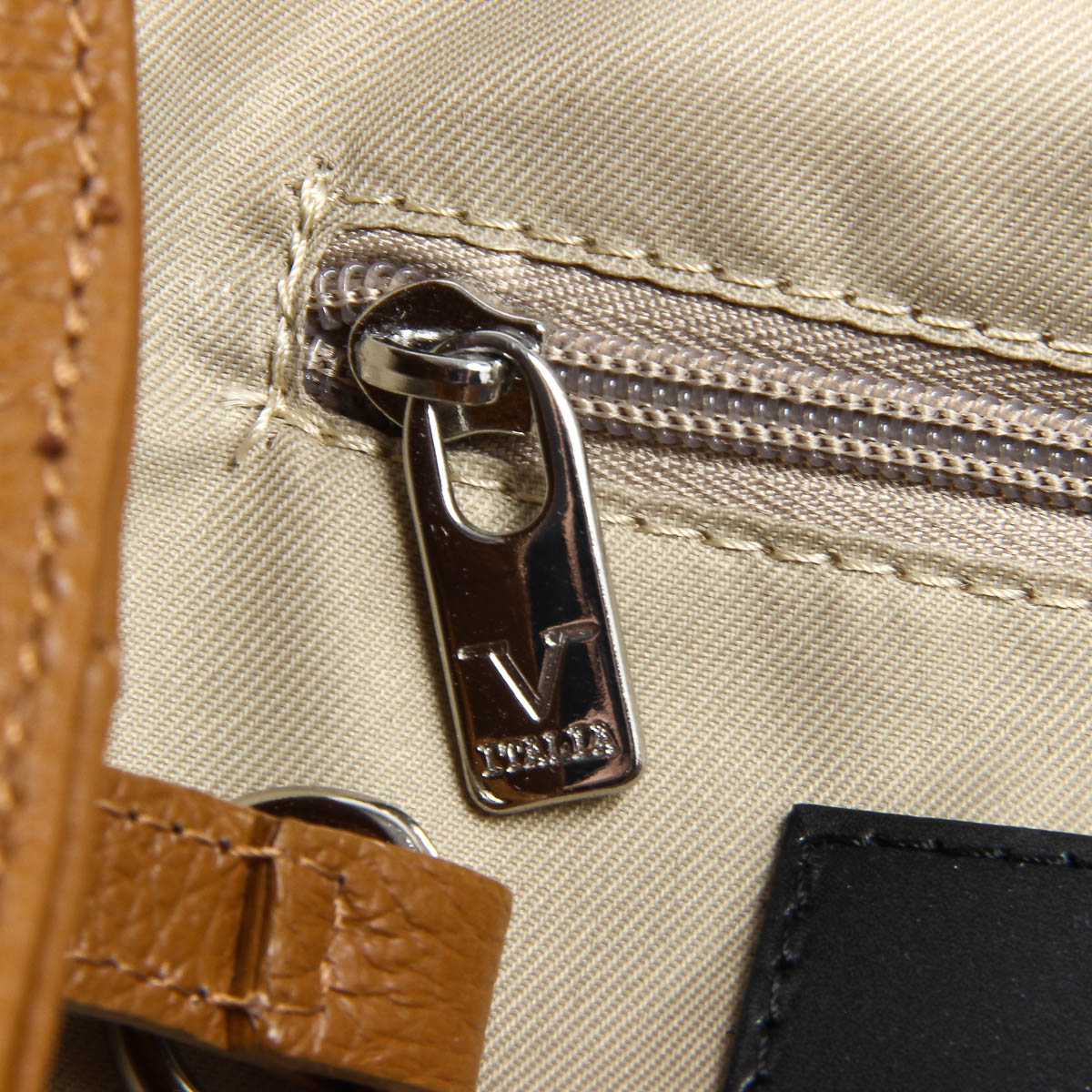 Borsa da donna V 1969 Italia V012-S DOLLARO CUOIO