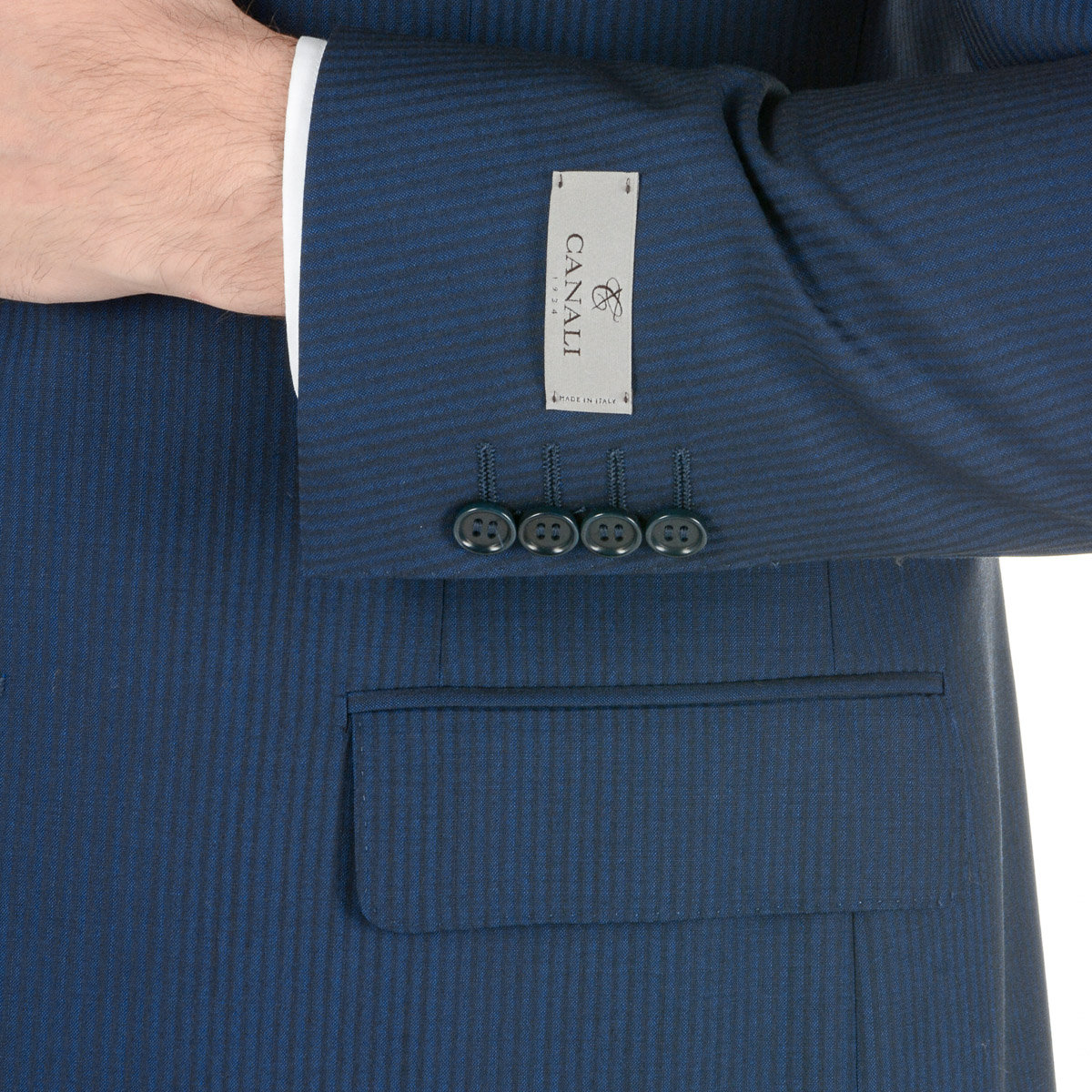 Abito da uomo Canali maniche lunghe blu