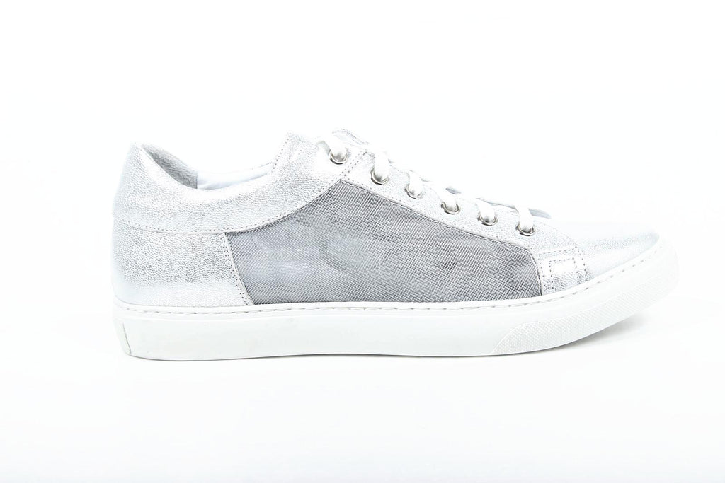 V 1969 Italia Sneakers da donna B2198 LUMIER SILVER TULLE ARG. 501