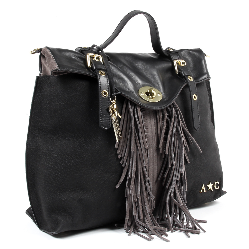 Borsa a mano da donna Andrew Charles nera LUCY