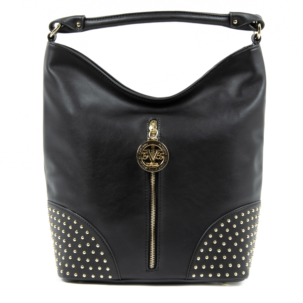 V 1969 Italia Borsa da donna nera SANDRA