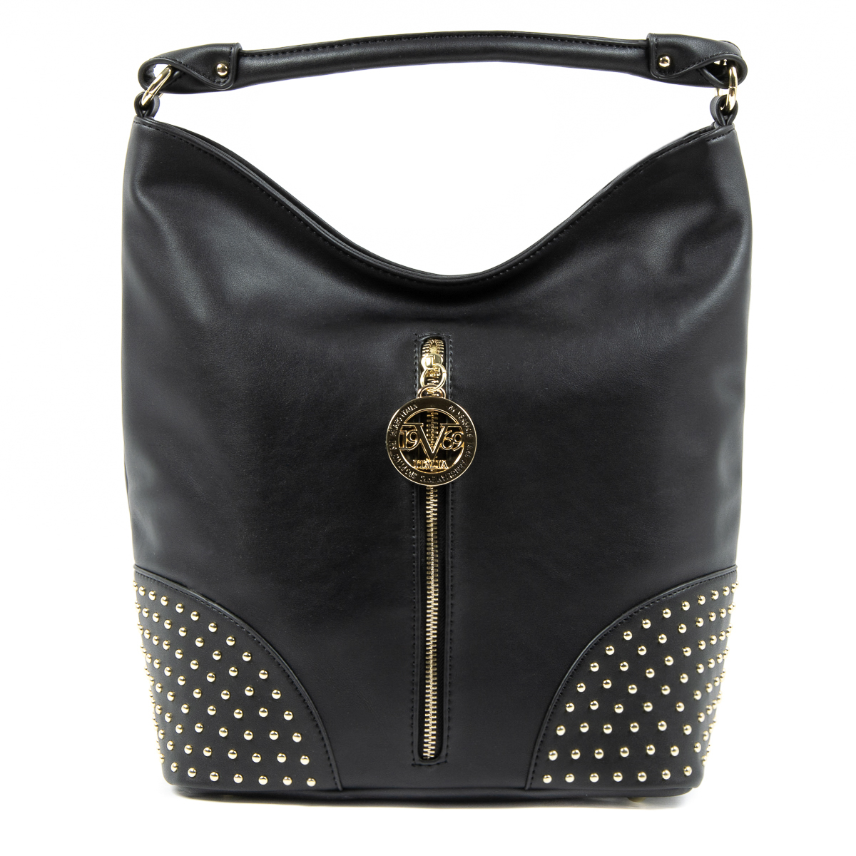 V 1969 Italia Borsa da donna nera SANDRA