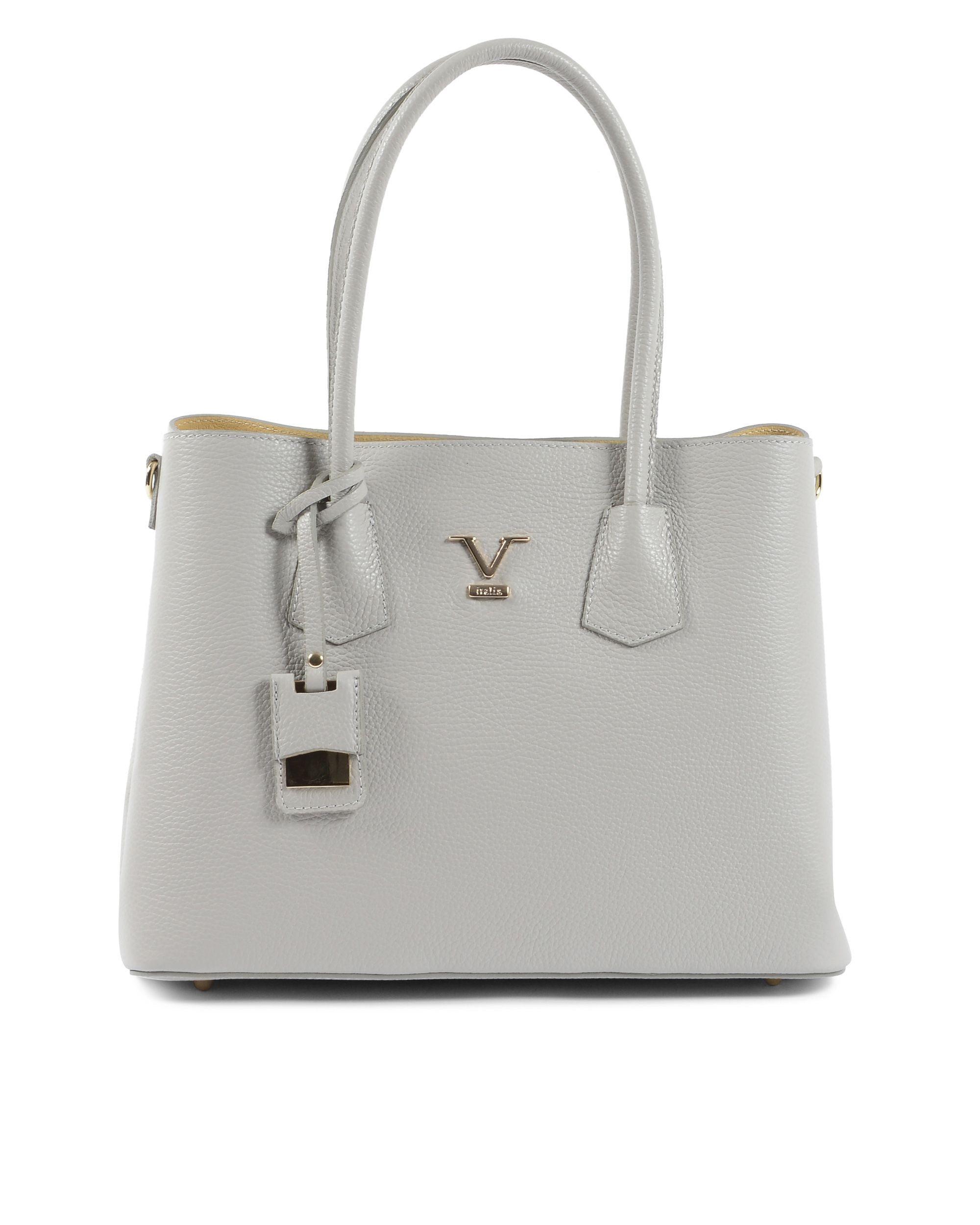 Borsa Donna V Italia Grigia 10510 DOLLARO GRIGIO PERLA