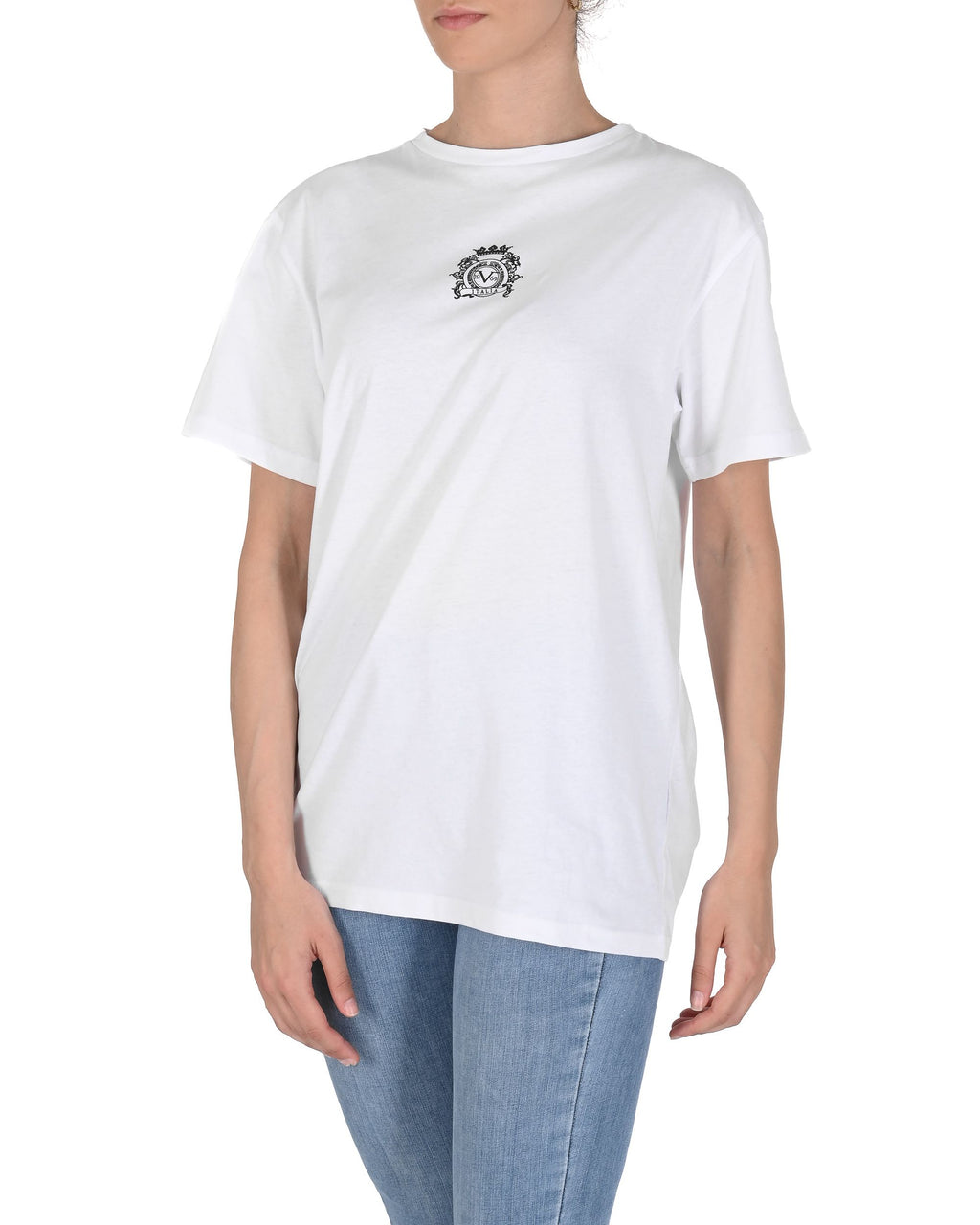 19V69 Italia T-shirt lunga da donna VSC1WTS02 BIANCO