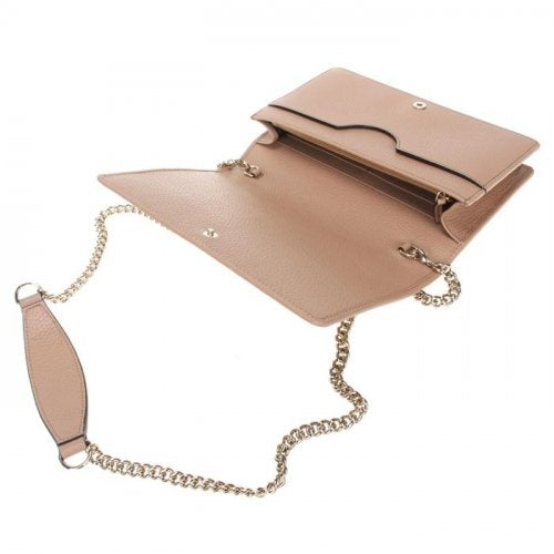 Borsa a tracolla Gucci Soho in pelle beige