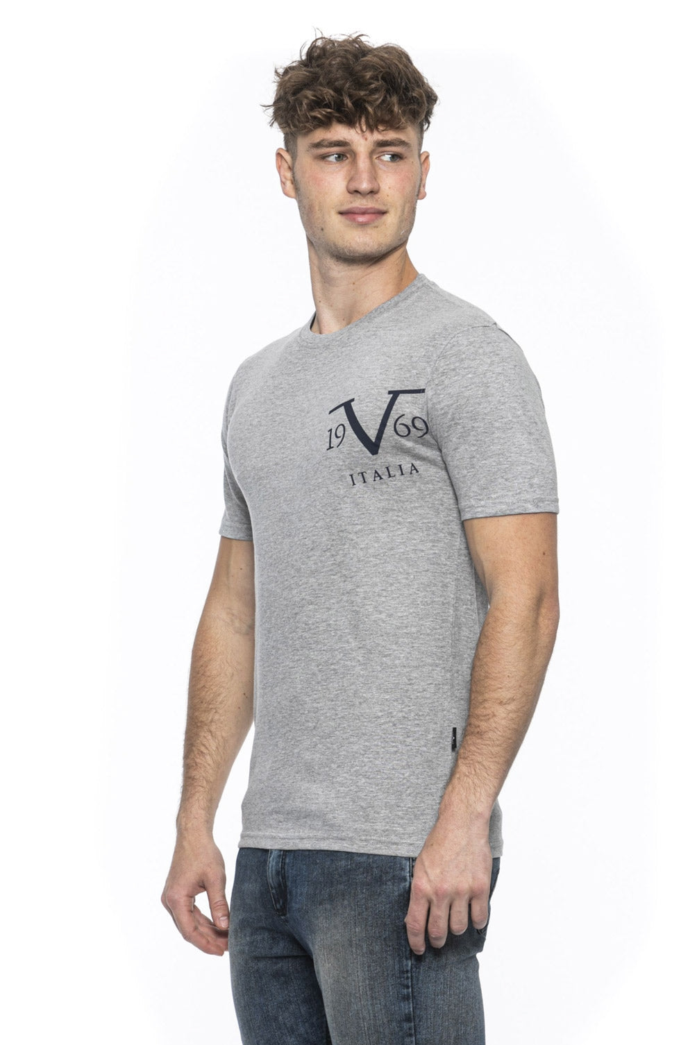 19V69 Italia T-Shirt Uomo Grigia MIKE GREY