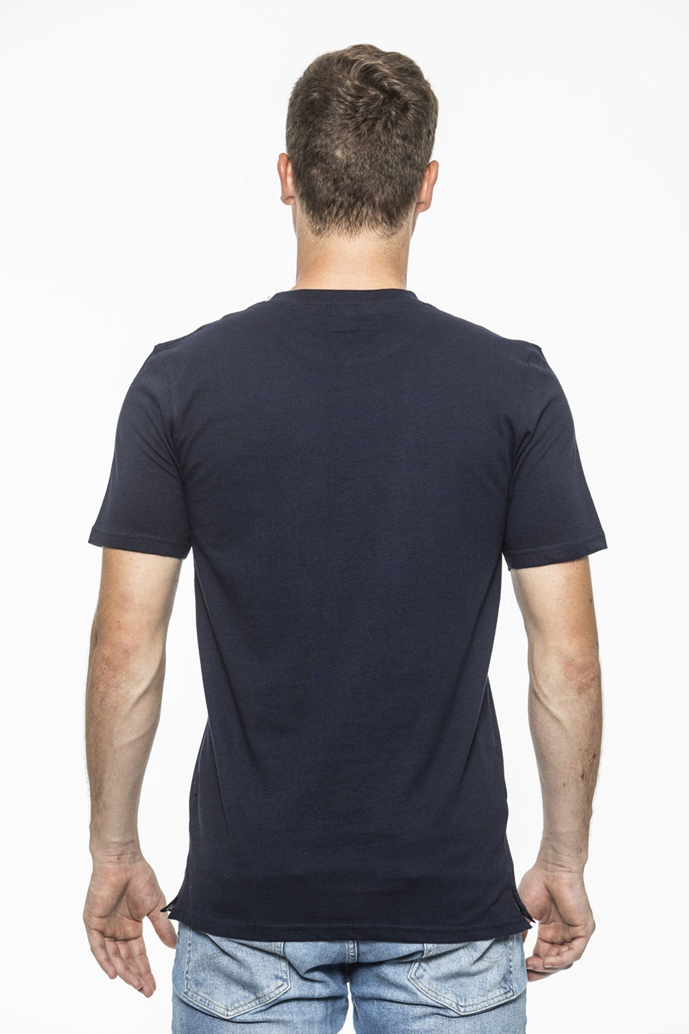 19V69 Italia T-Shirt Uomo Blu IVAN BLU NAVY