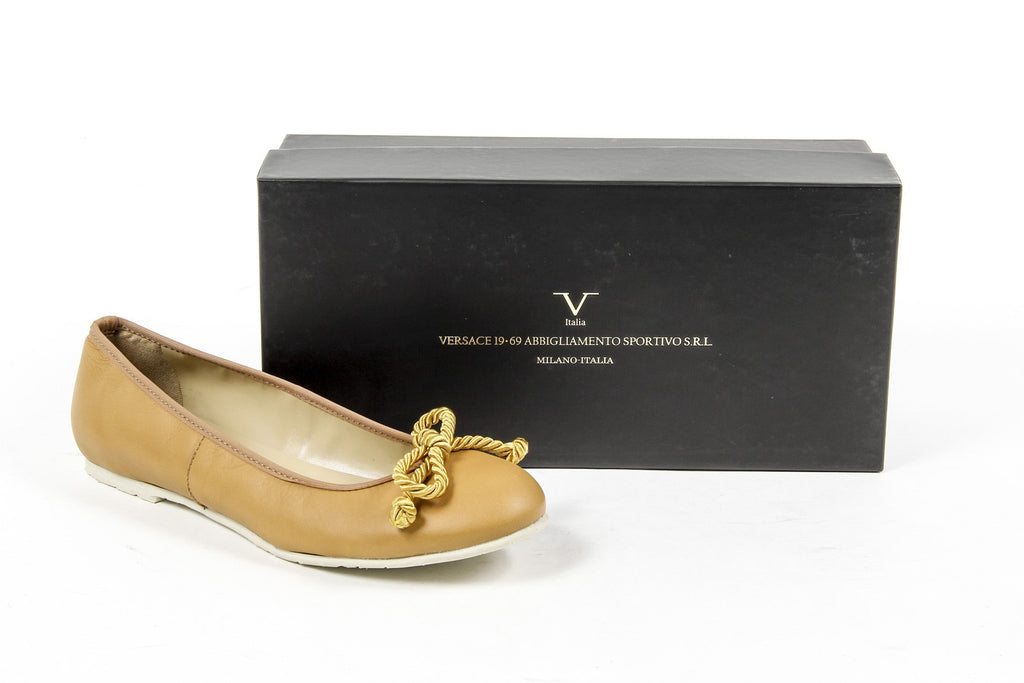 V 1969 Italia Ballerina da donna E08 VITELLO CUOIO