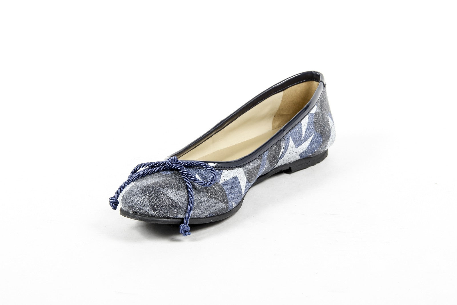 V 1969 Italia Womens Ballerina E08 STRETCH BLU