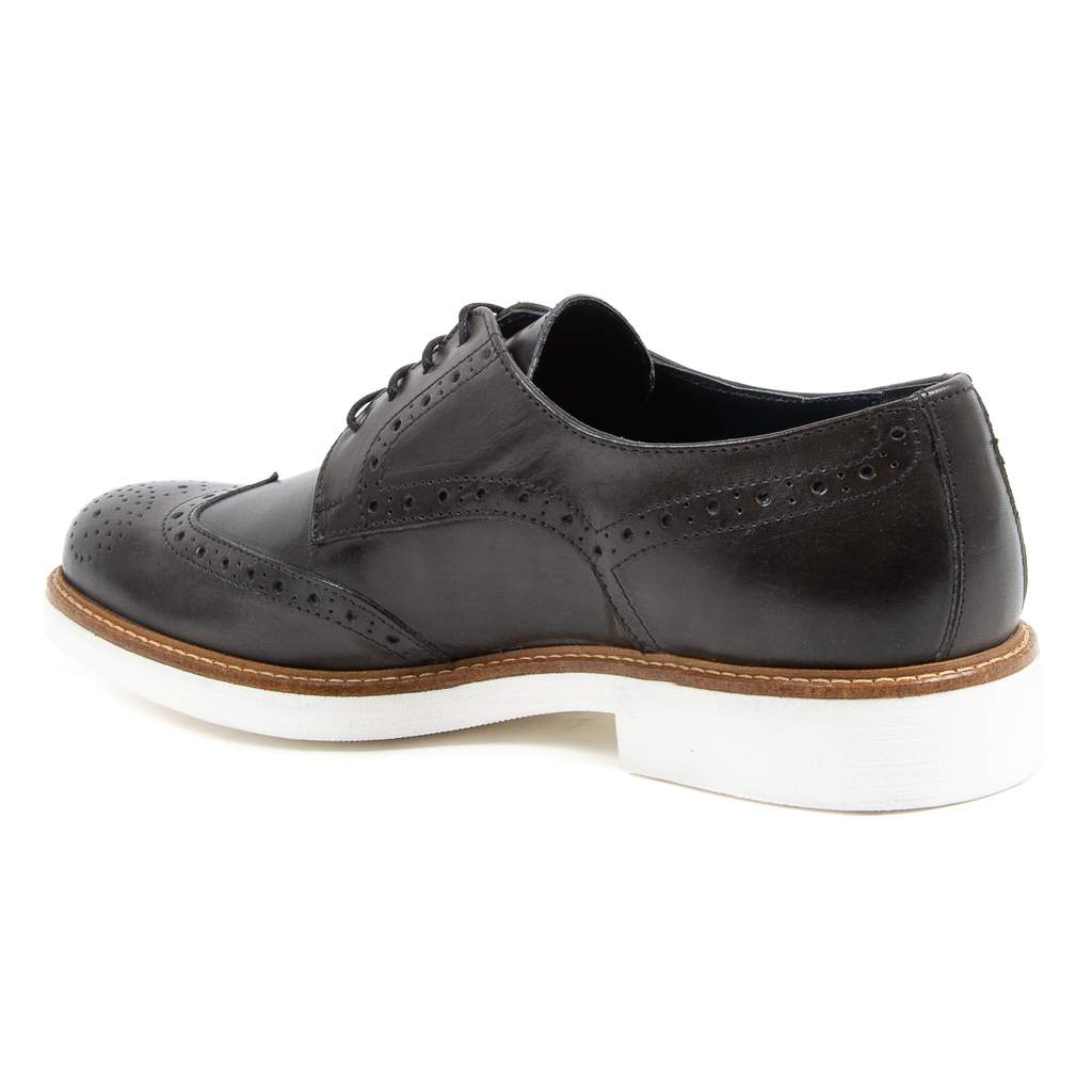 V 1969 Italia Scarpa Brogue da Uomo Grigio Scuro VINCENT
