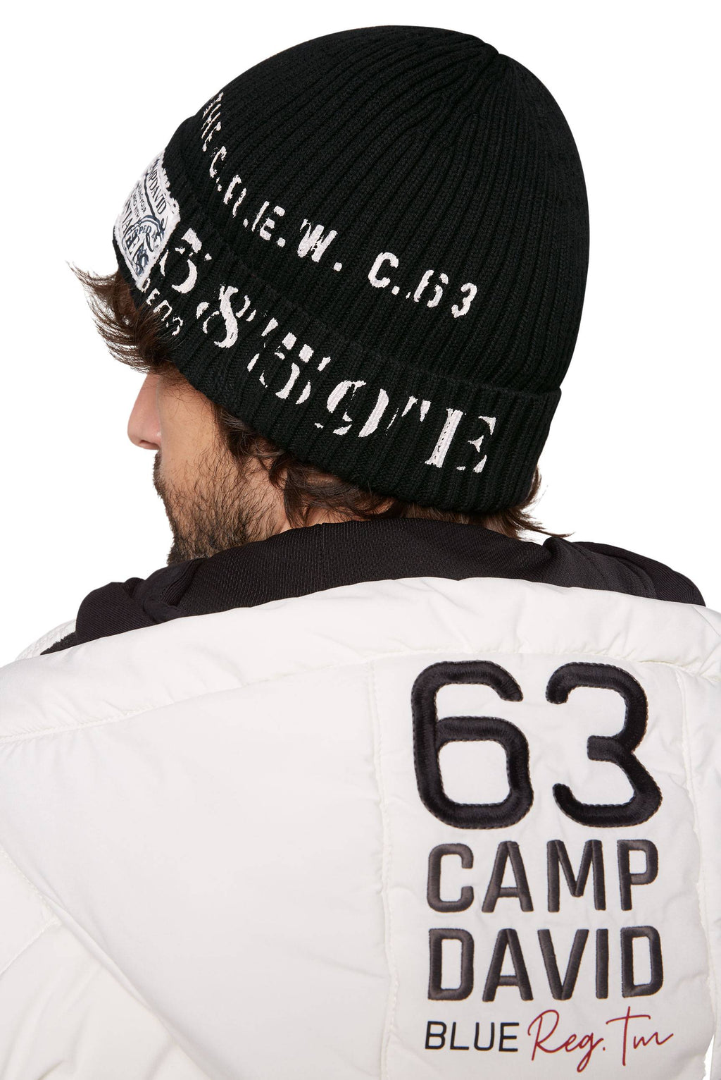 Berretto in maglia da uomo Camp David
