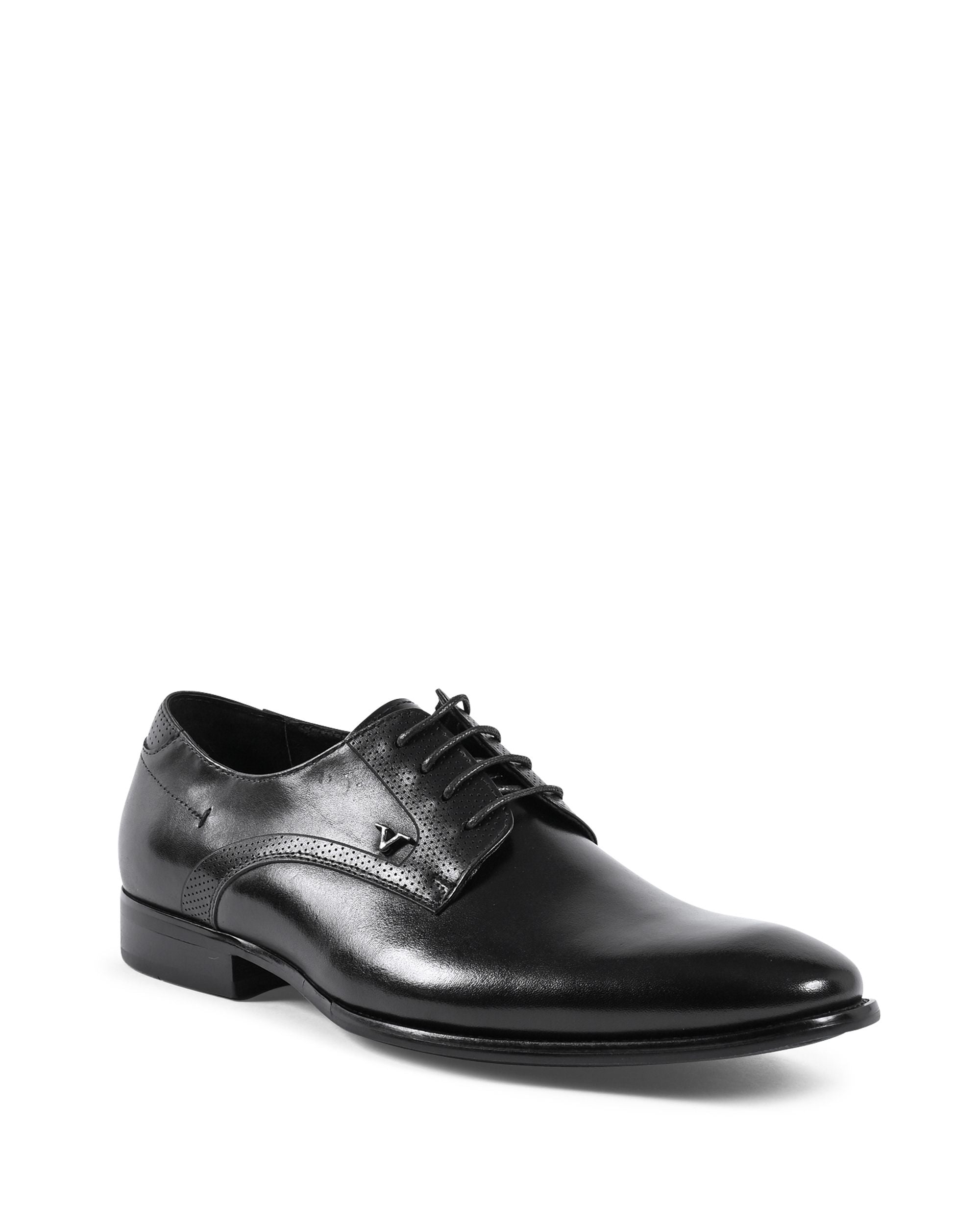 19V69 Italia Scarpe classiche da uomo nere YO X9005-1 NERO