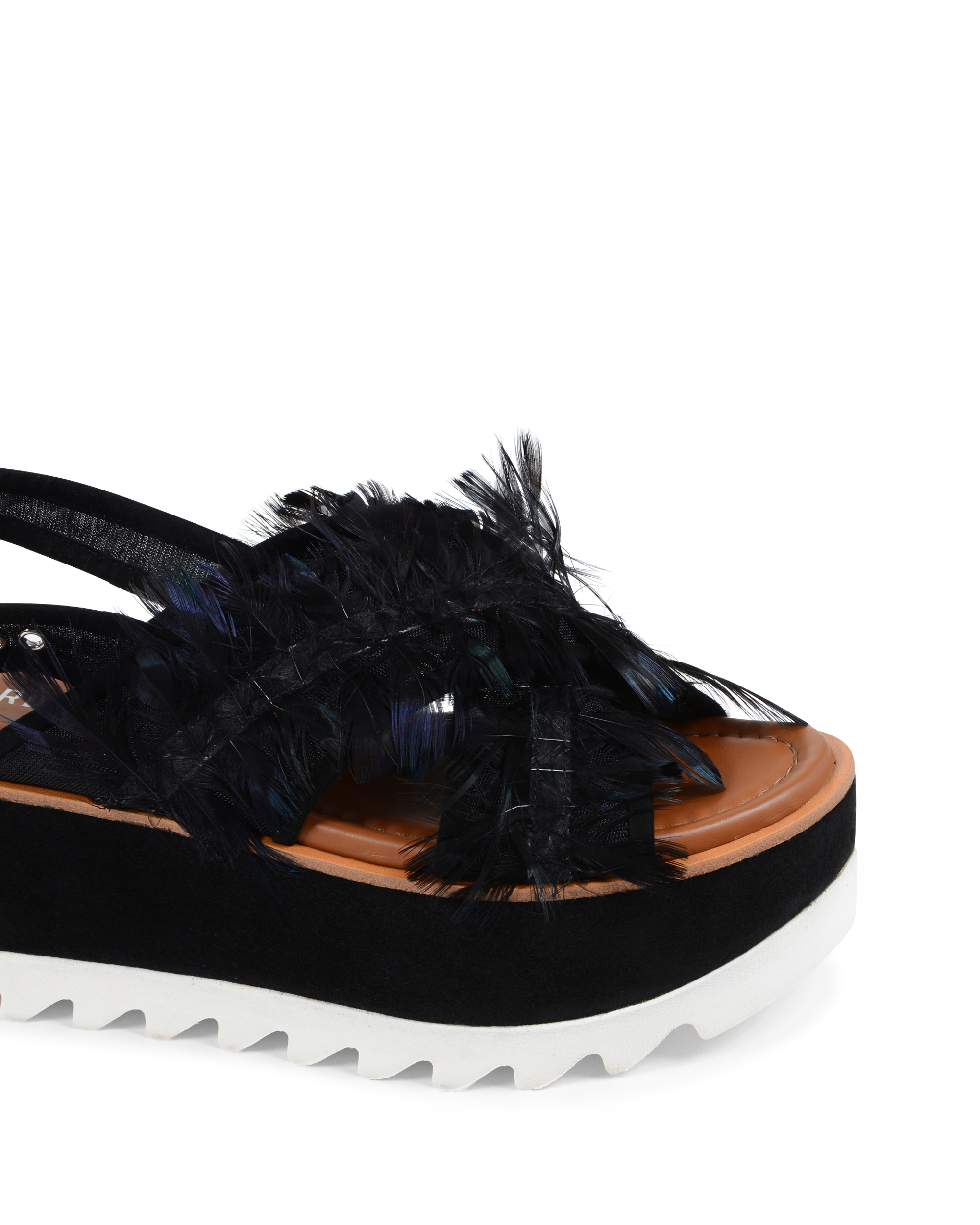 Sandalo con plateau da donna Premiata nero M4729 EGITTO NERO