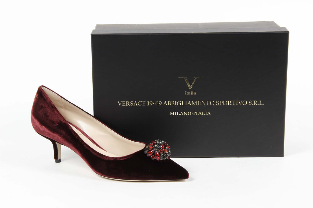 V 1969 Italia Womens Pump 3106153 VELLUTO 391 BORDEAUX