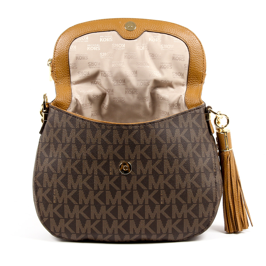 Borsa a mano da donna Michael Kors BEDFORD 35T7GBFL2B BRN ACORN