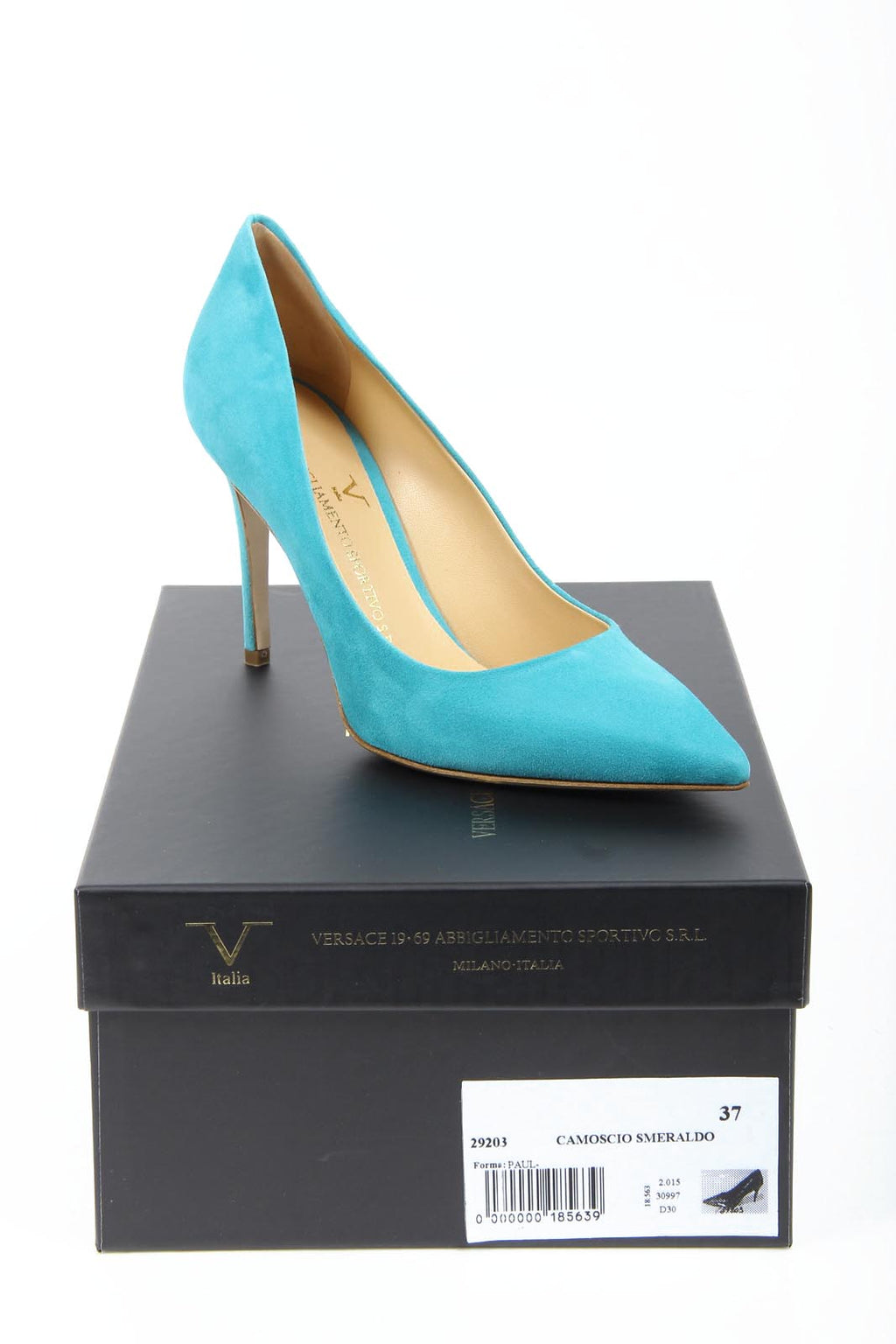 V 1969 Italia Décolleté da donna 29203 CAMOSCIO SMERALDO