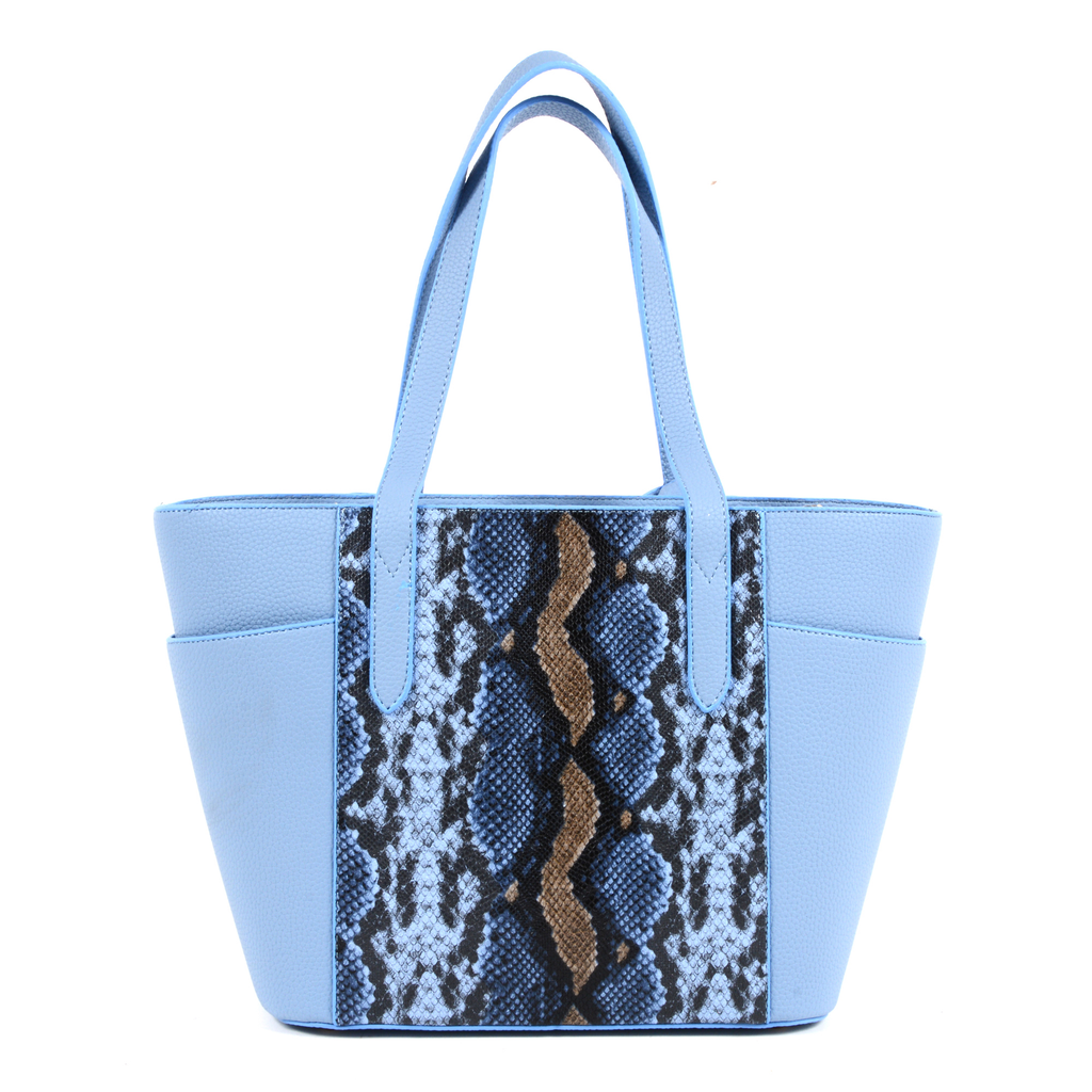 19V69 Italia Borsa da donna Azzurro 8006 PYTHON AZZURRO CHIARO