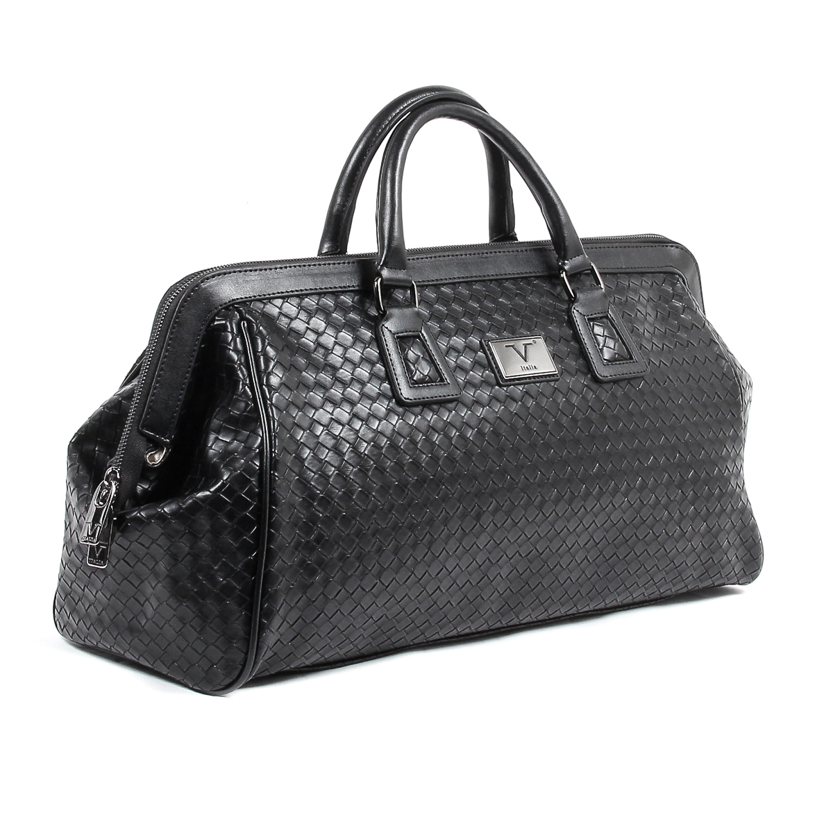 V 1969 Italia Borsa da uomo nera WILLY