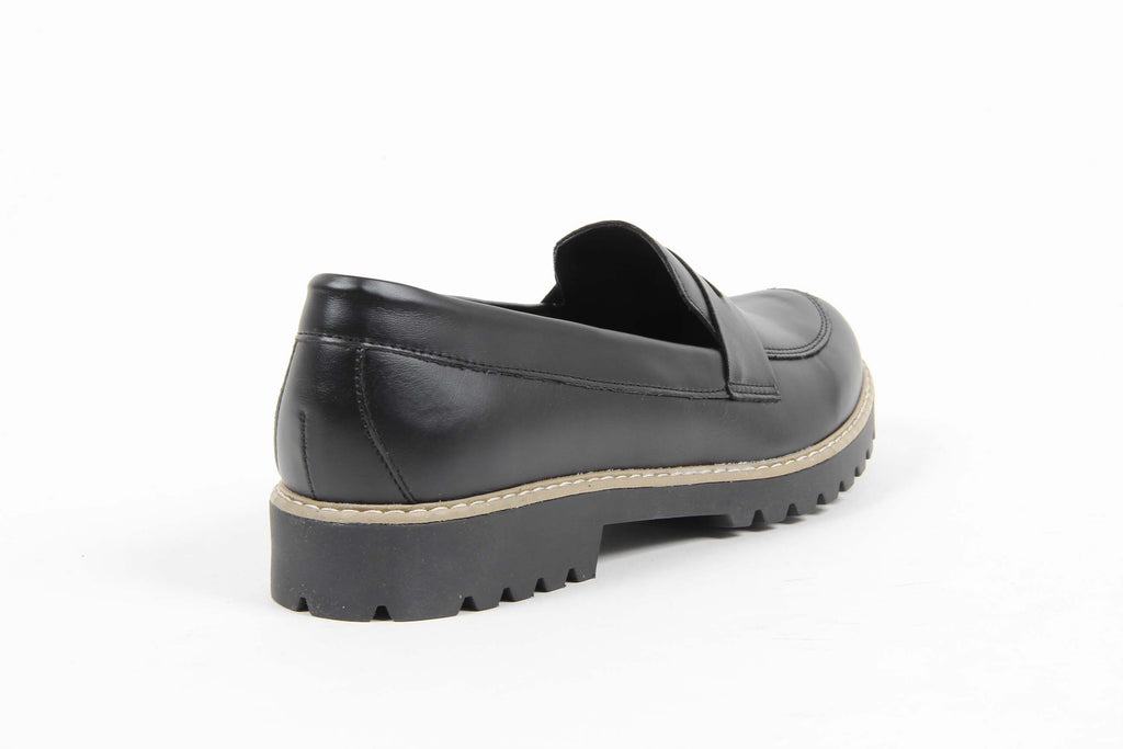 V 1969 Italia Womens Loafer MARGIE 3 PRINC. NERO