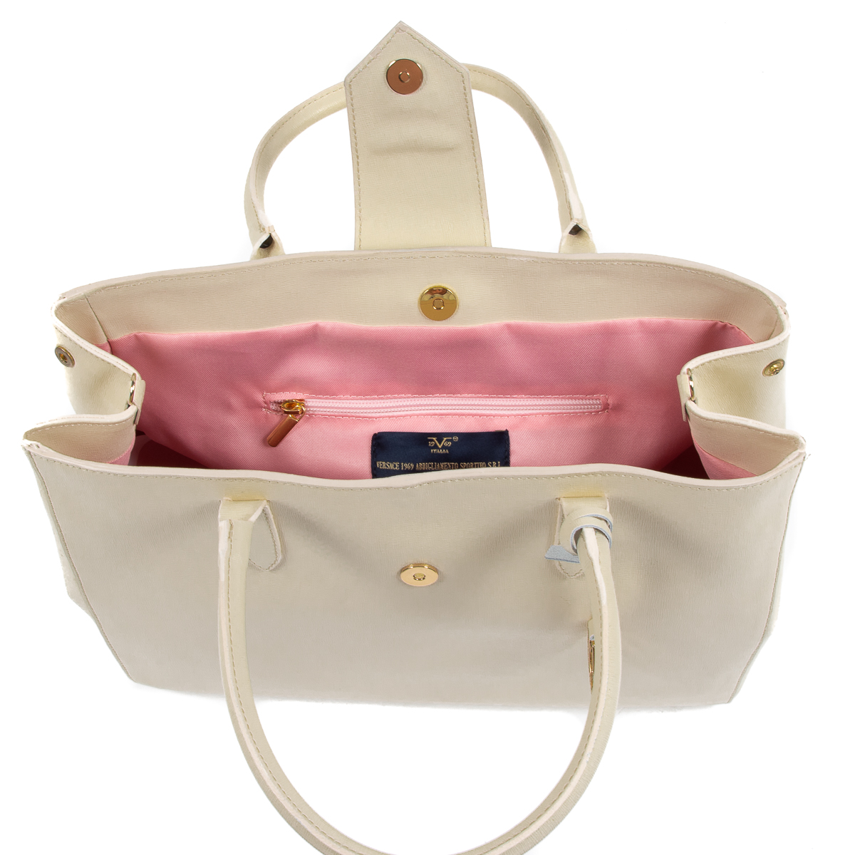 V 1969 Italia Borsa da donna bianca TURNER