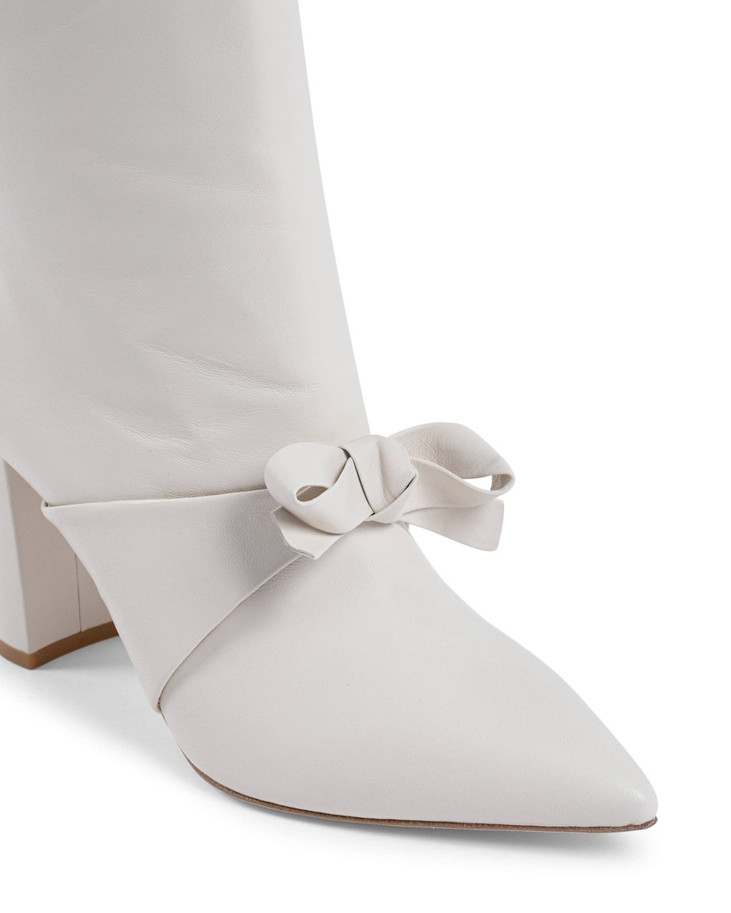 Dominic Boot - Stivaletto corto bianco sporco