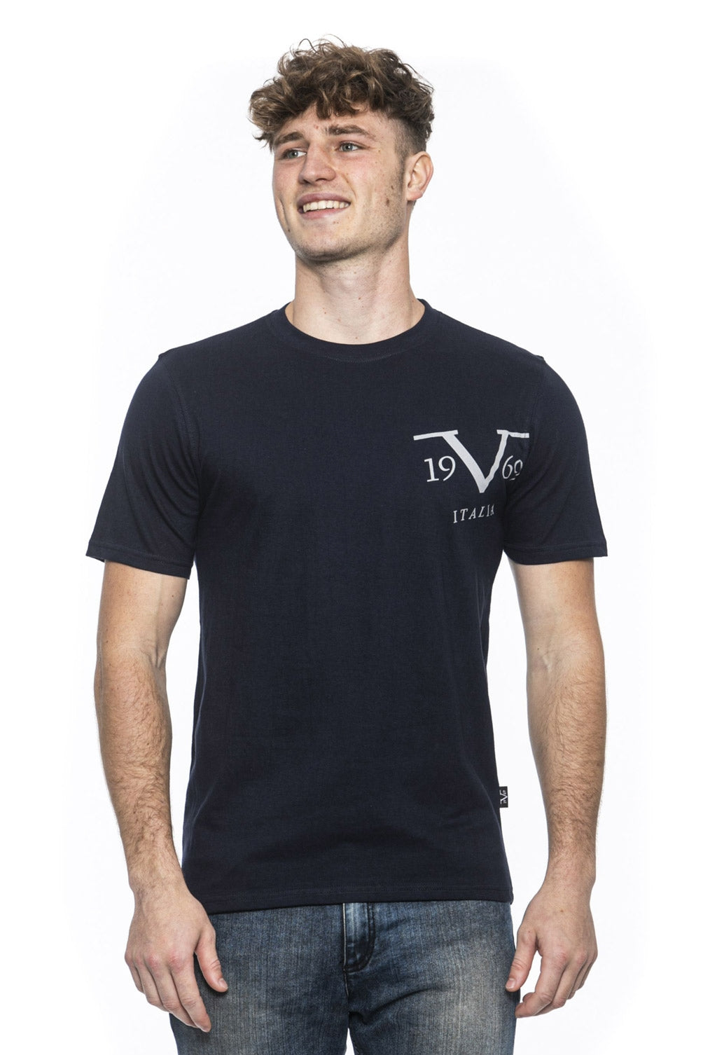 19V69 Italia T-Shirt Uomo Blu MIKE BLU NAVY