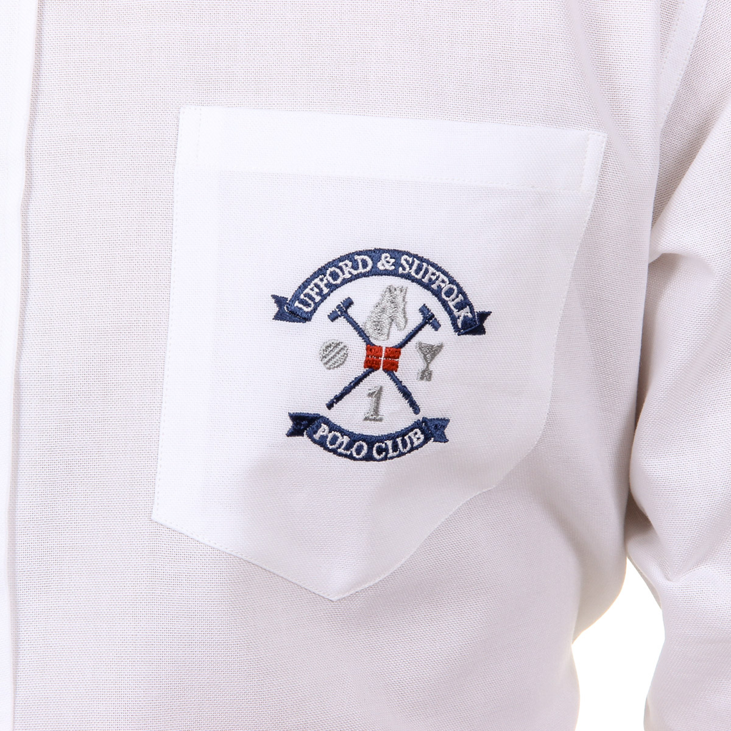 Ufford & Suffolk Polo Club Mens Shirt USC03 C1 BIANCO