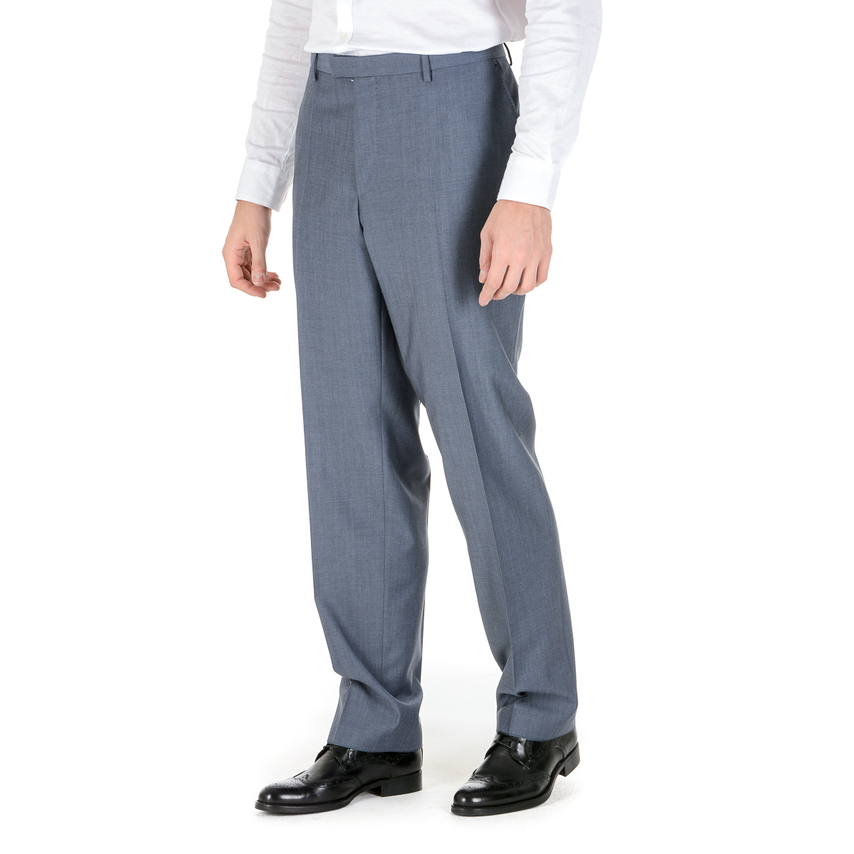Pantaloni da uomo Hugo Boss Azzurro LEENON