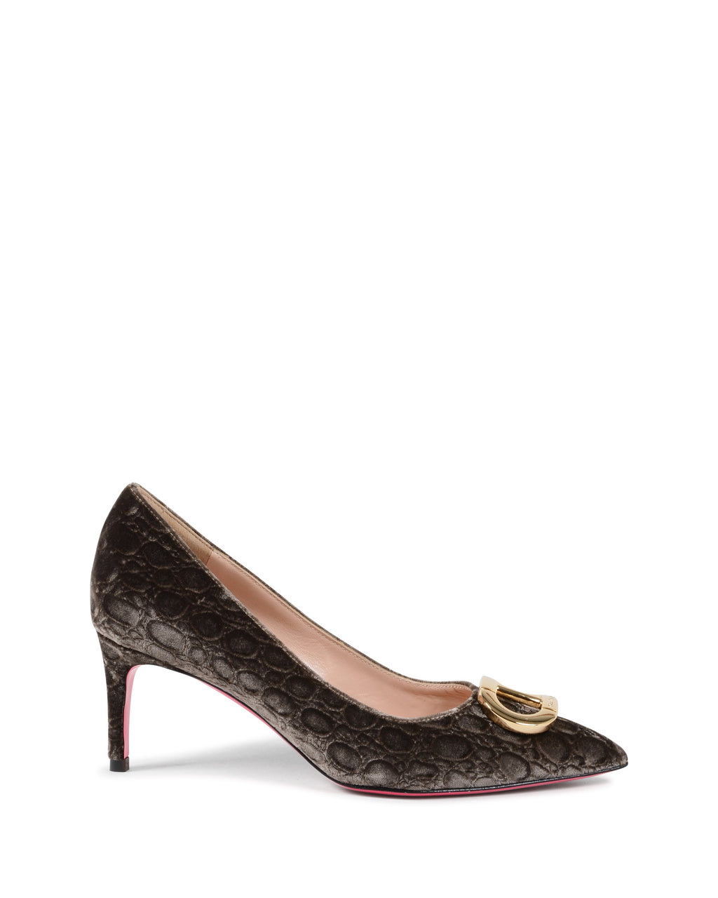 Boss Lady Cocco Velvet Pump Taupe