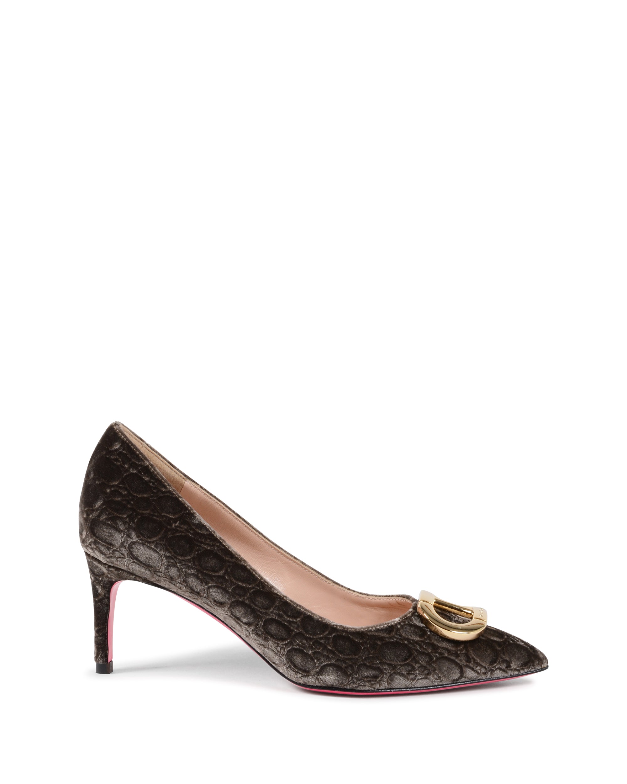 Boss Lady Cocco Velvet Pump Taupe