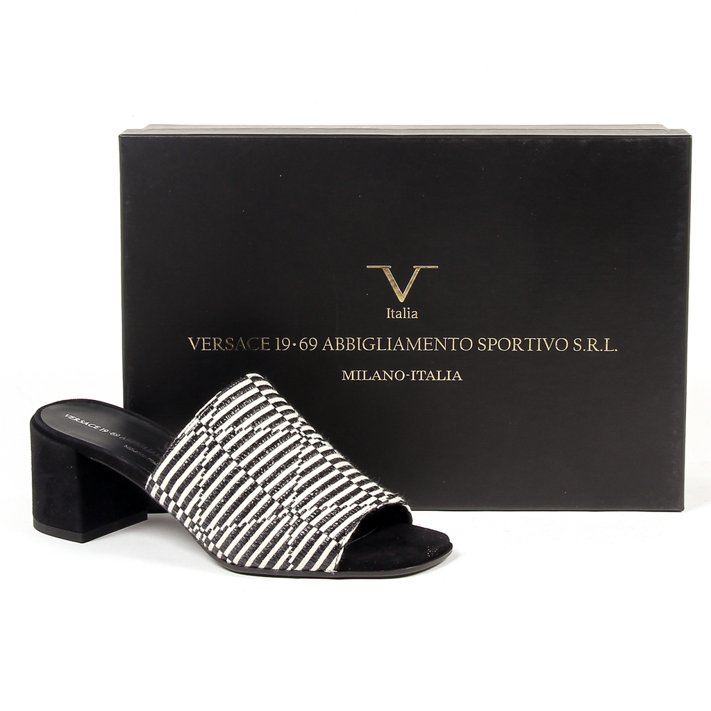 V 1969 Italia Sandalo Donna Nero FLORENCIA