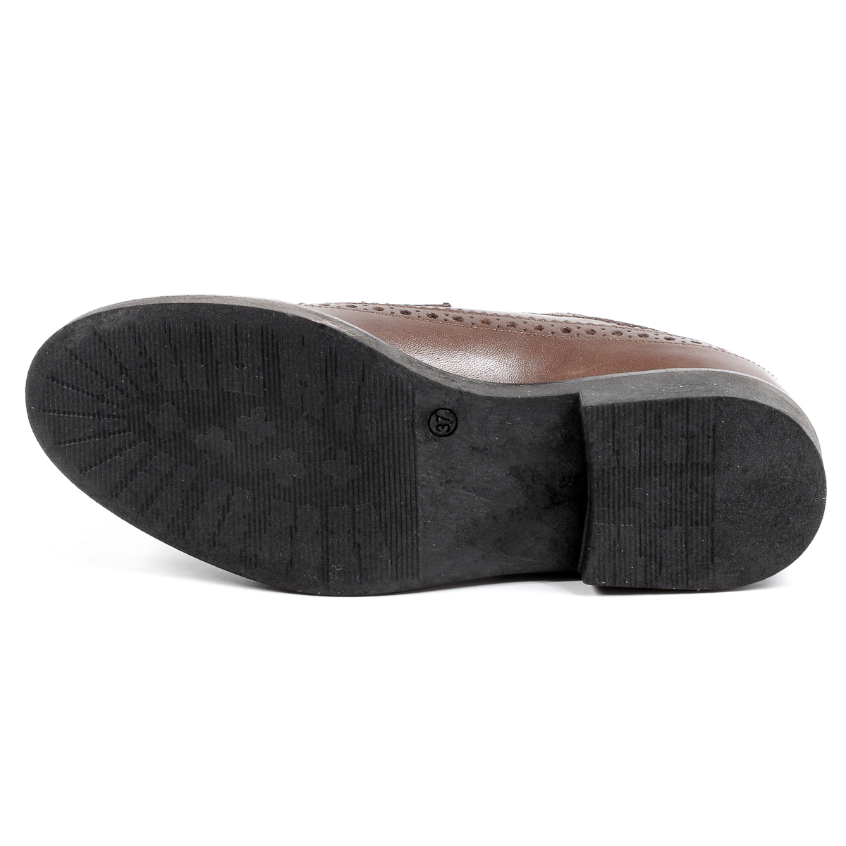V 1969 Italia Scarpa Brogue da Donna Marrone TRENTO