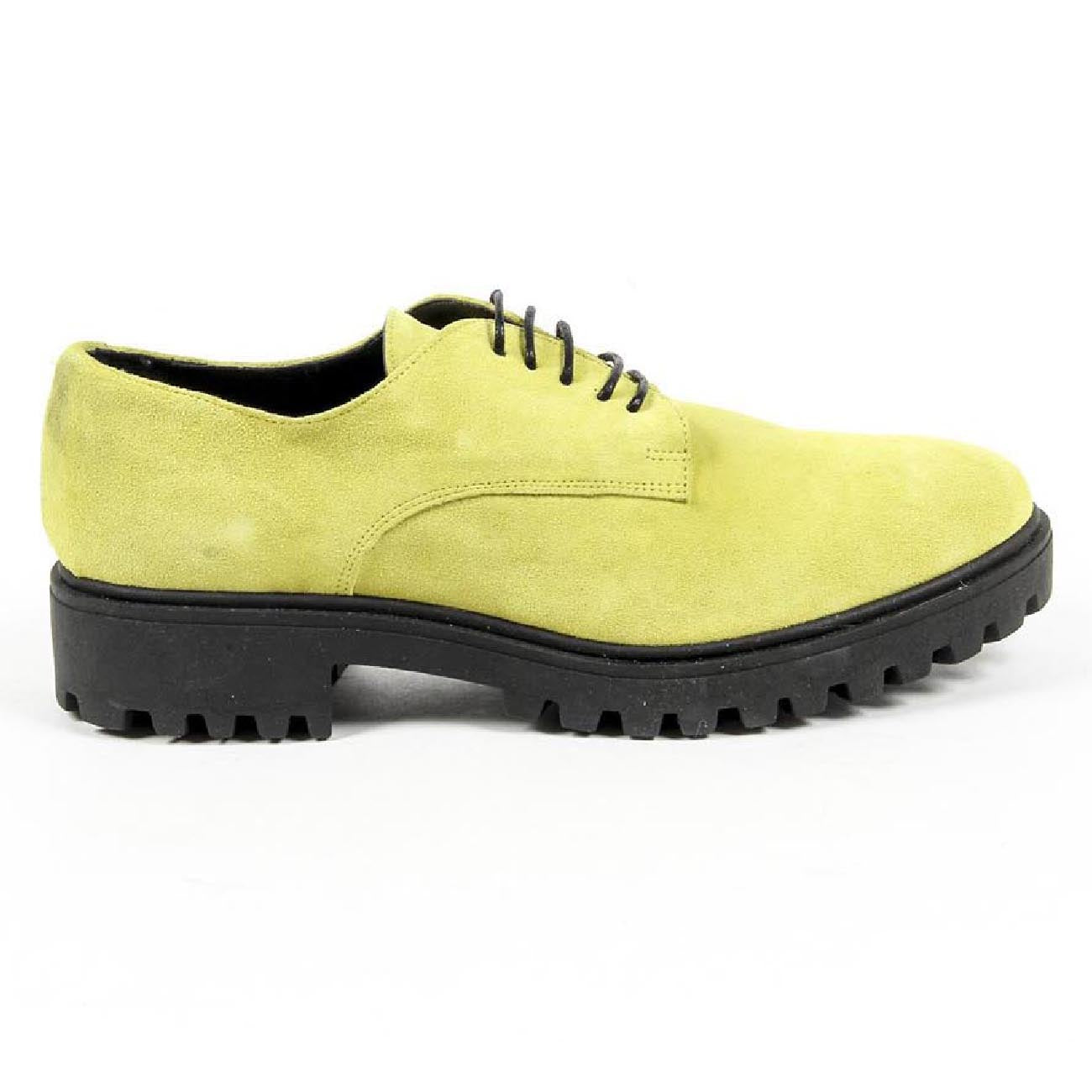 Scarpa stringata da donna V 1969 Italia C01 CAMOSCIO GIALLO