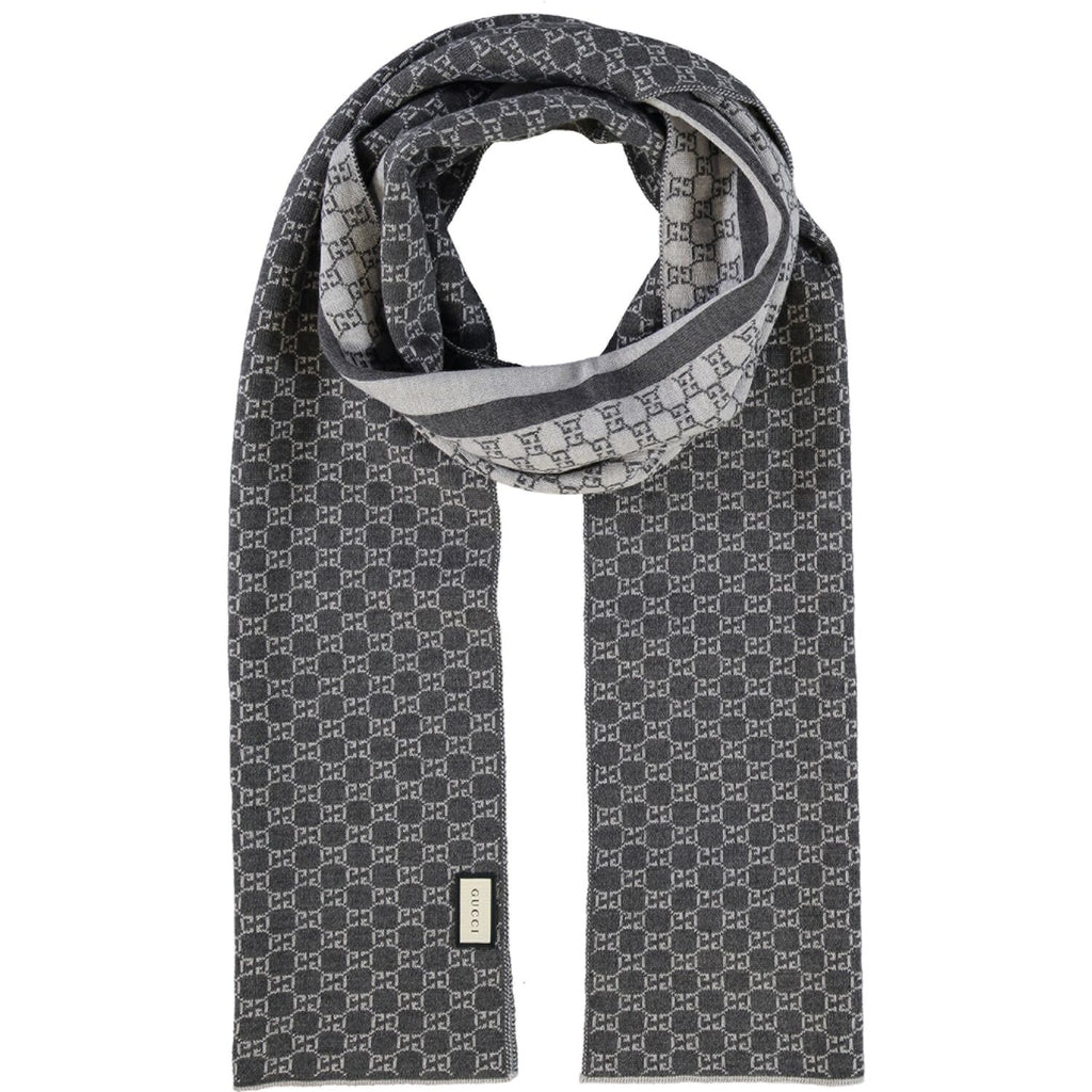 Gucci sciarpa uomo 30x200 grigio