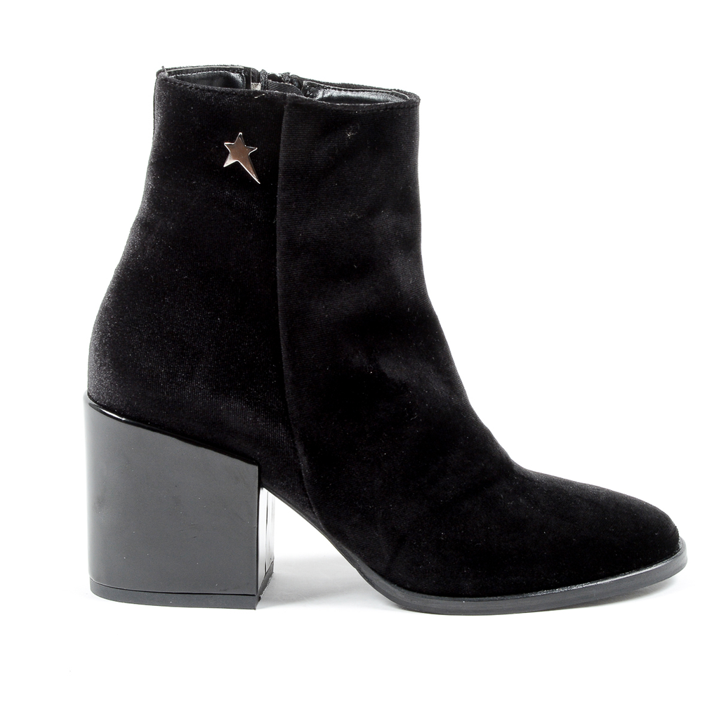 Stivaletti con tacco da donna Andrew Charles neri CHARLIZE