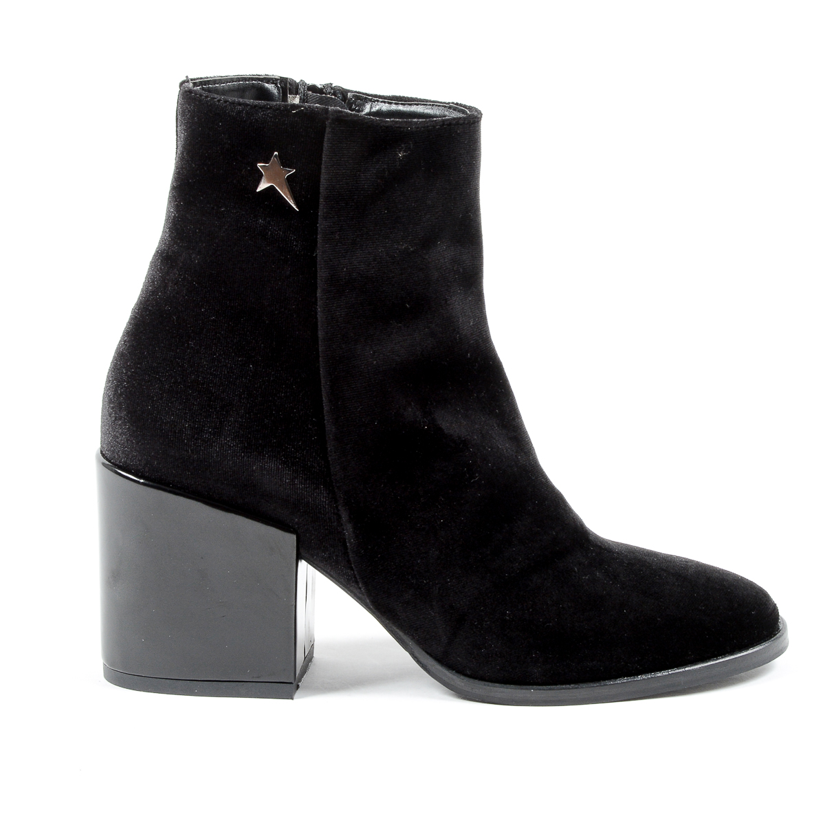 Stivaletti con tacco da donna Andrew Charles neri CHARLIZE