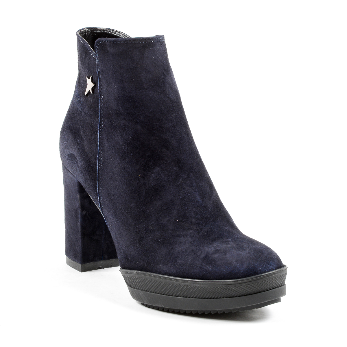 Stivaletti con tacco da donna Andrew Charles Blu SHERYL
