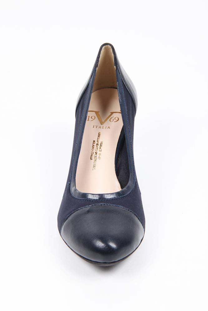 V 1969 Italia Womens Wedge Pump 4356 480 TES TES ELASTICO RETE BLU